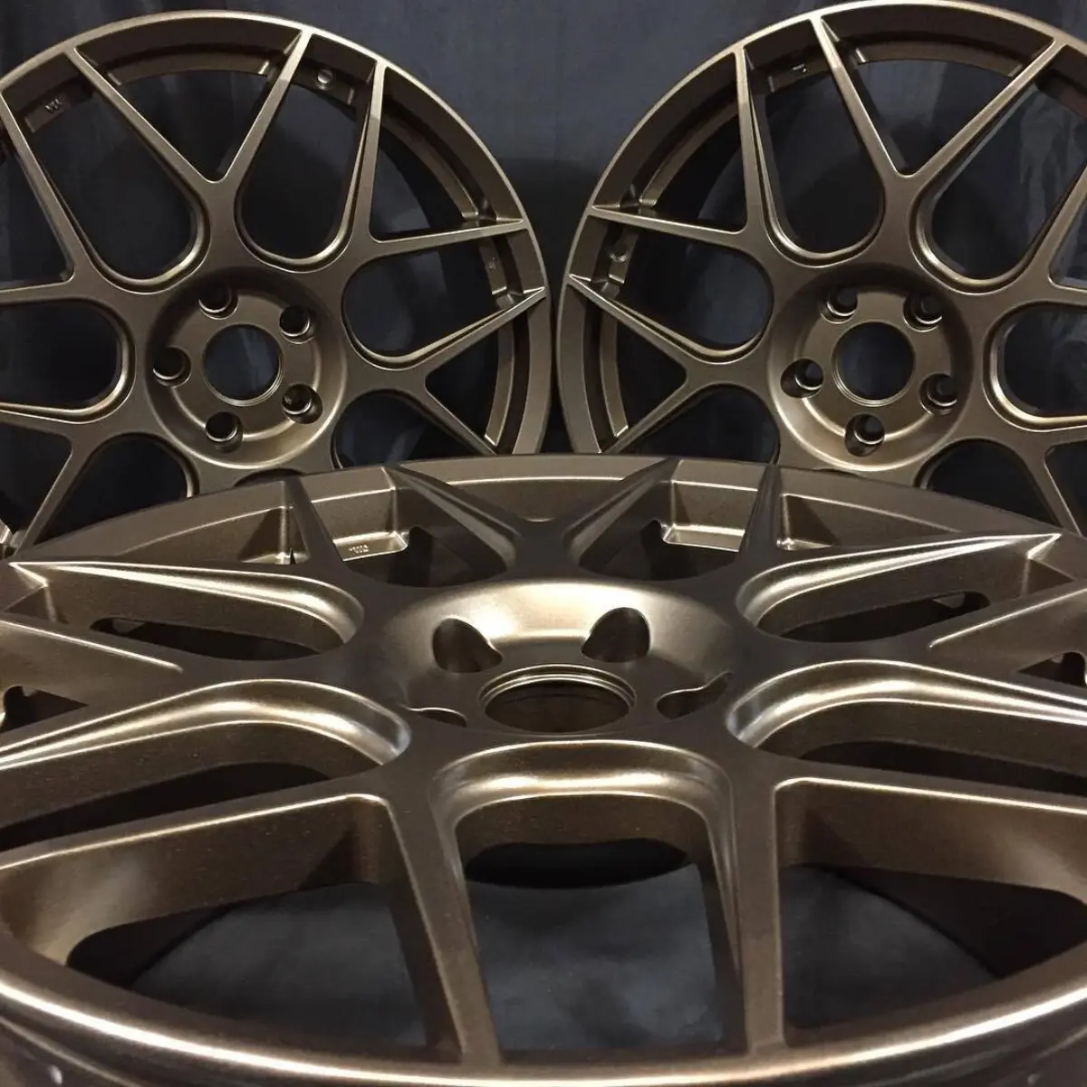 HRE wheels in a custom Satin Bronze