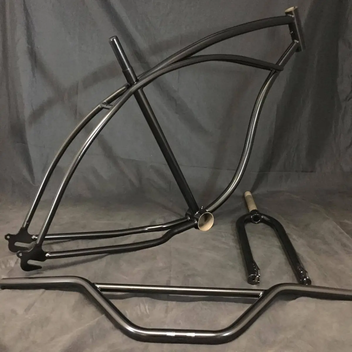 Bicycle frame in PacCar Black Semigloss
