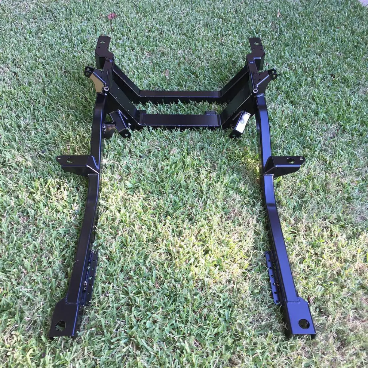 Camaro subframe in PacCar Black Semigloss