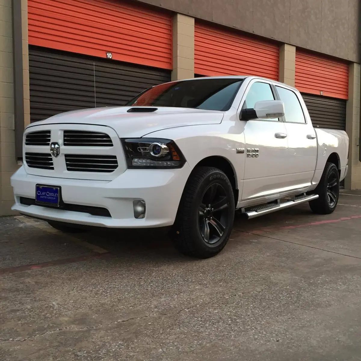 2016 Dodge Ram 1500 with Matte Black wheels