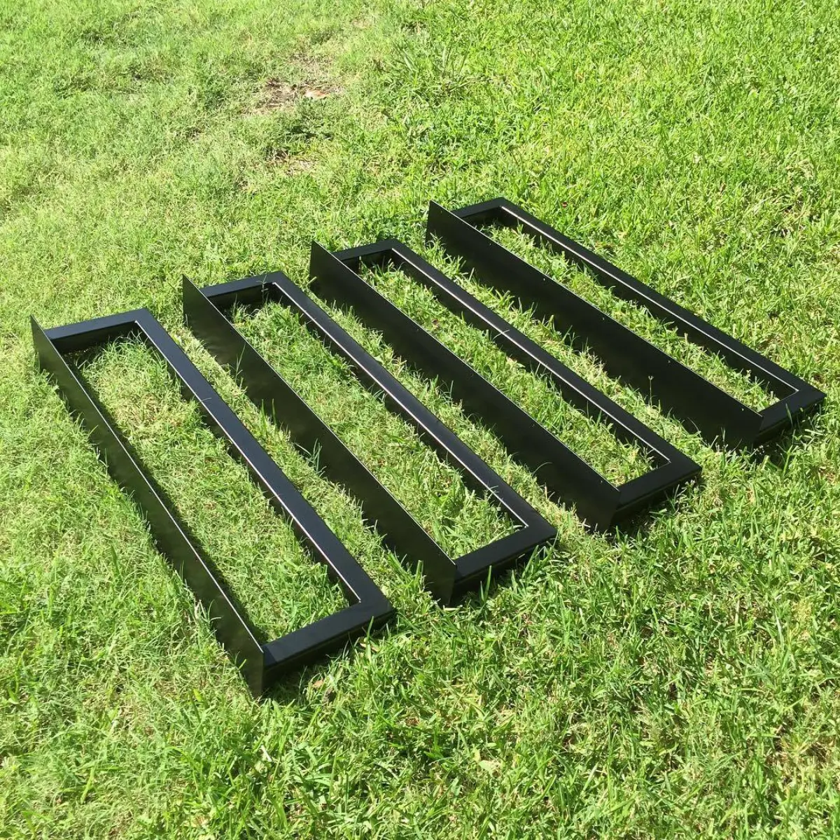 44" x 11" Table legs in matte black