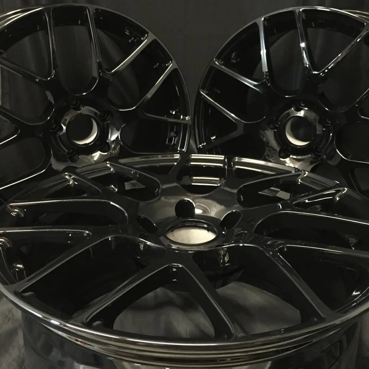 Wet black on a set of TSW Nurburgring wheels