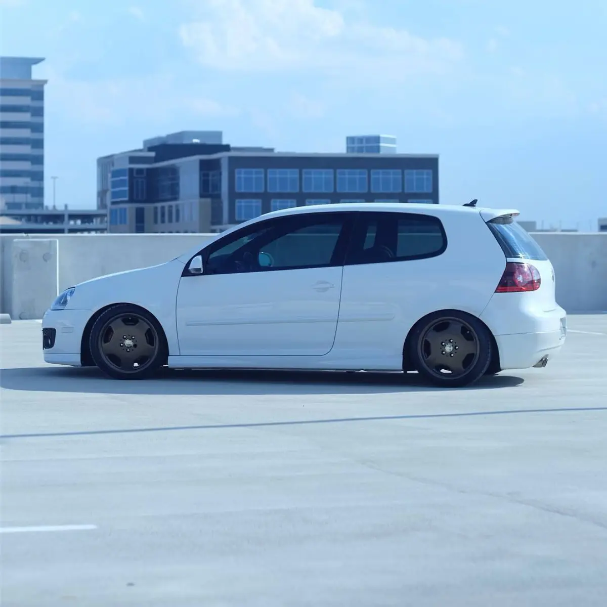 Volkswagen Golf with Triple Bronze wheels