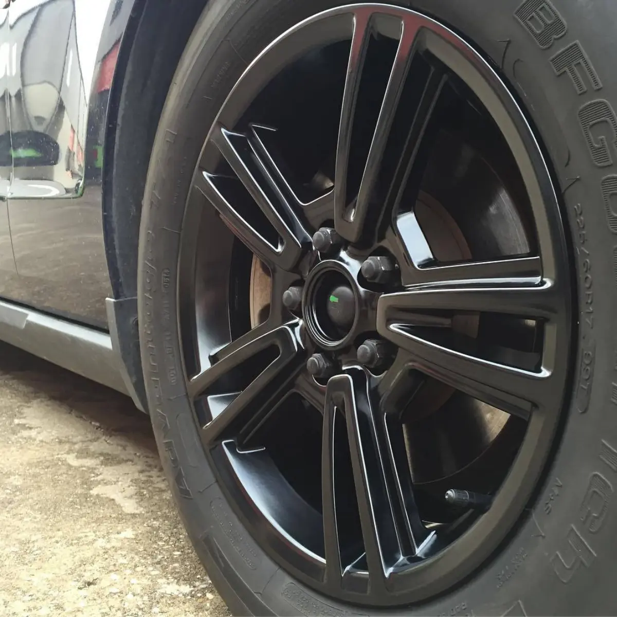 2011 Ford Mustang with Paccar Black Semigloss