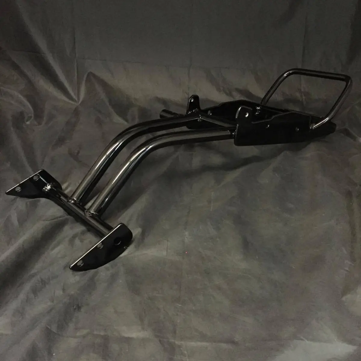 Suzuki DRZ400 custom made sub cage built by @dirtyderz powder coated Wet Black