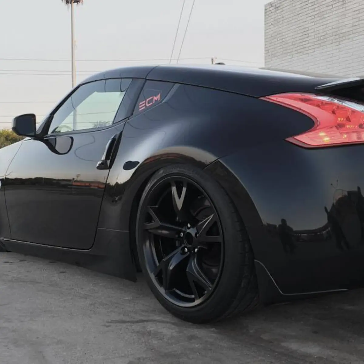 Infiniti 370z in Pac Car Semi-Gloss Black @370z_g37_fanpage