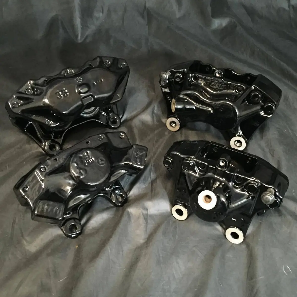Cast iron Mercedes brake calipers rebuilt with new seals and dust boots