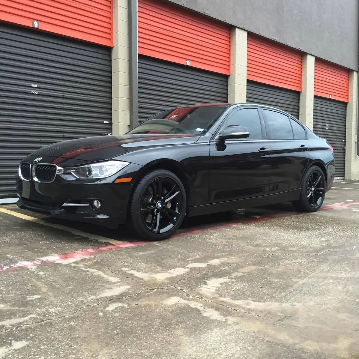 2015 BMW 335i in Pac Car Semi-Gloss Black