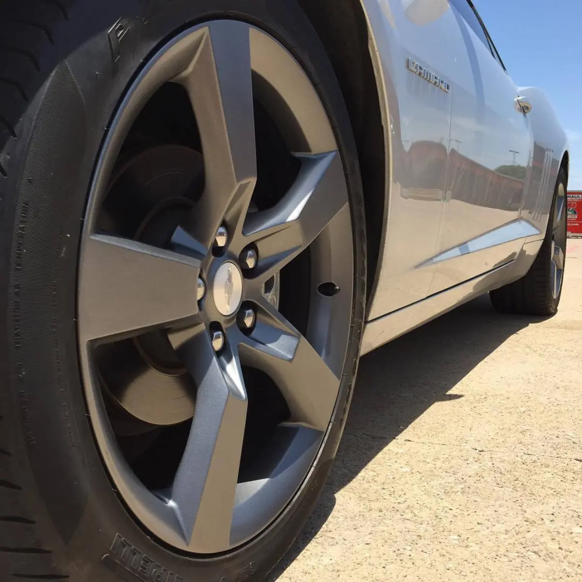 Chevrolet Camaro with Satin Gunmetal rims