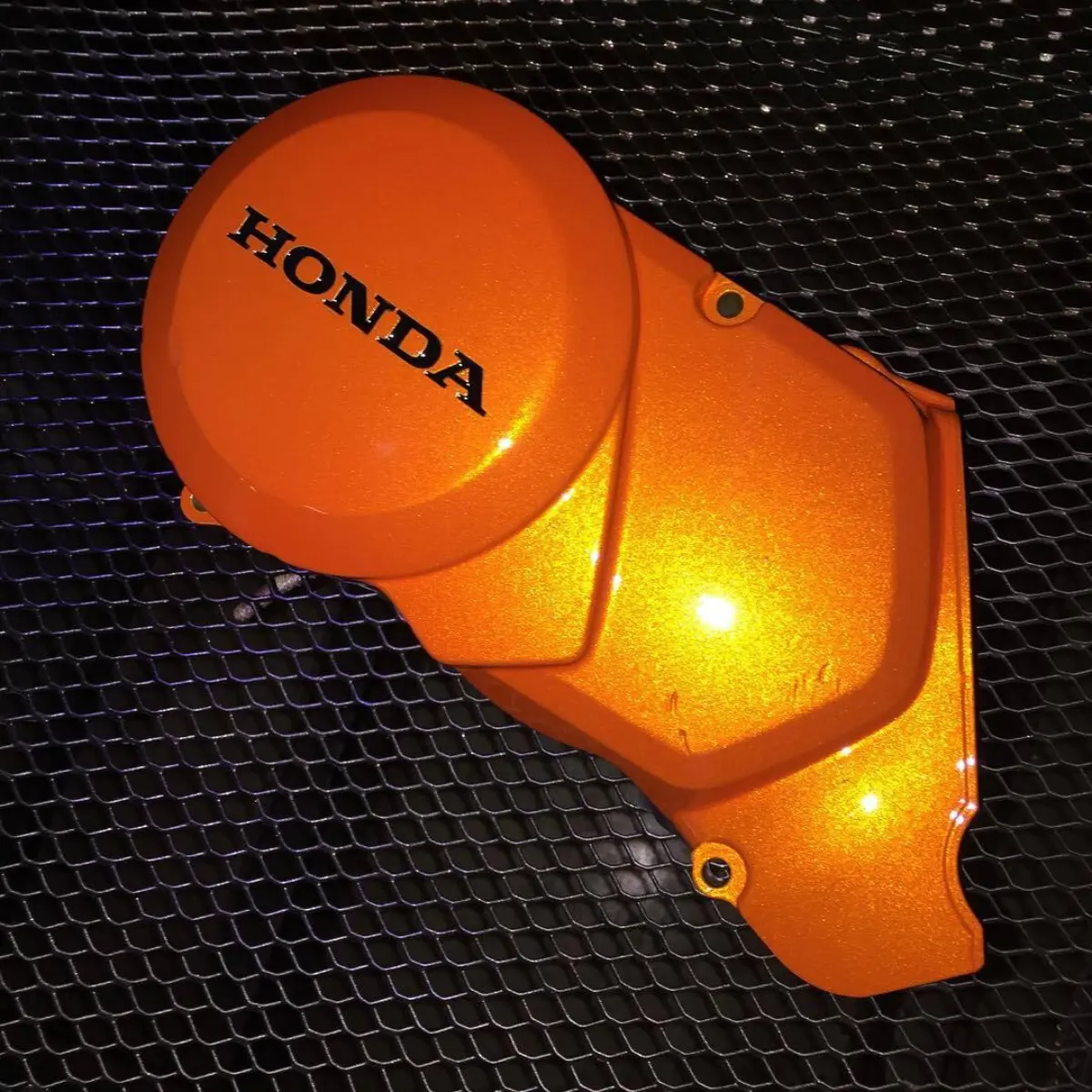 Illusion Orange with Wet Black letters