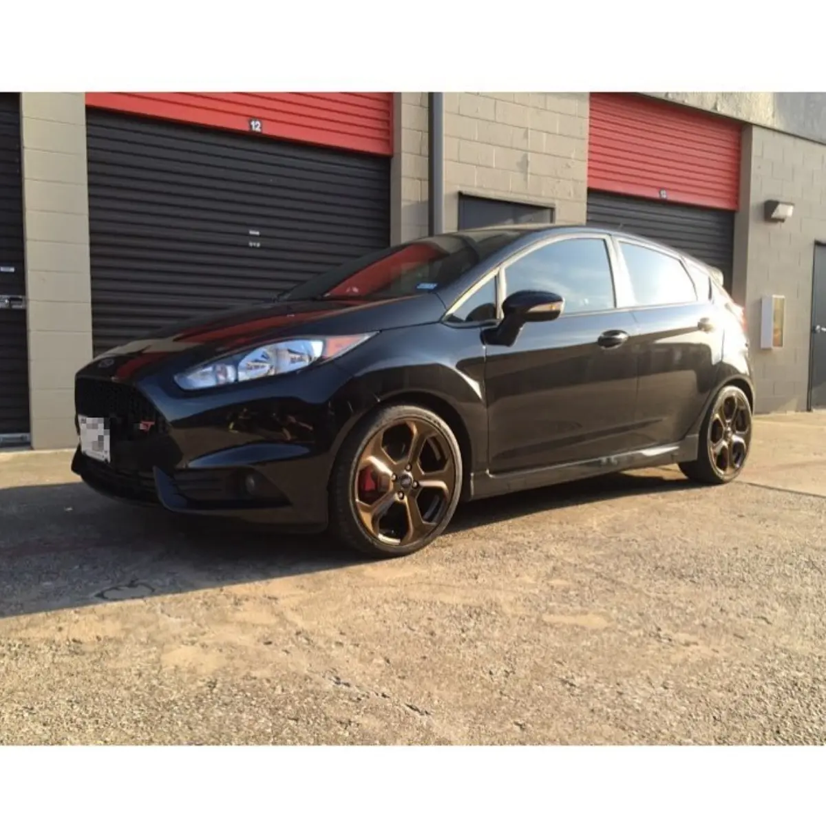 Bronze Chrome and Clear Vision on a Ford Fiesta ST