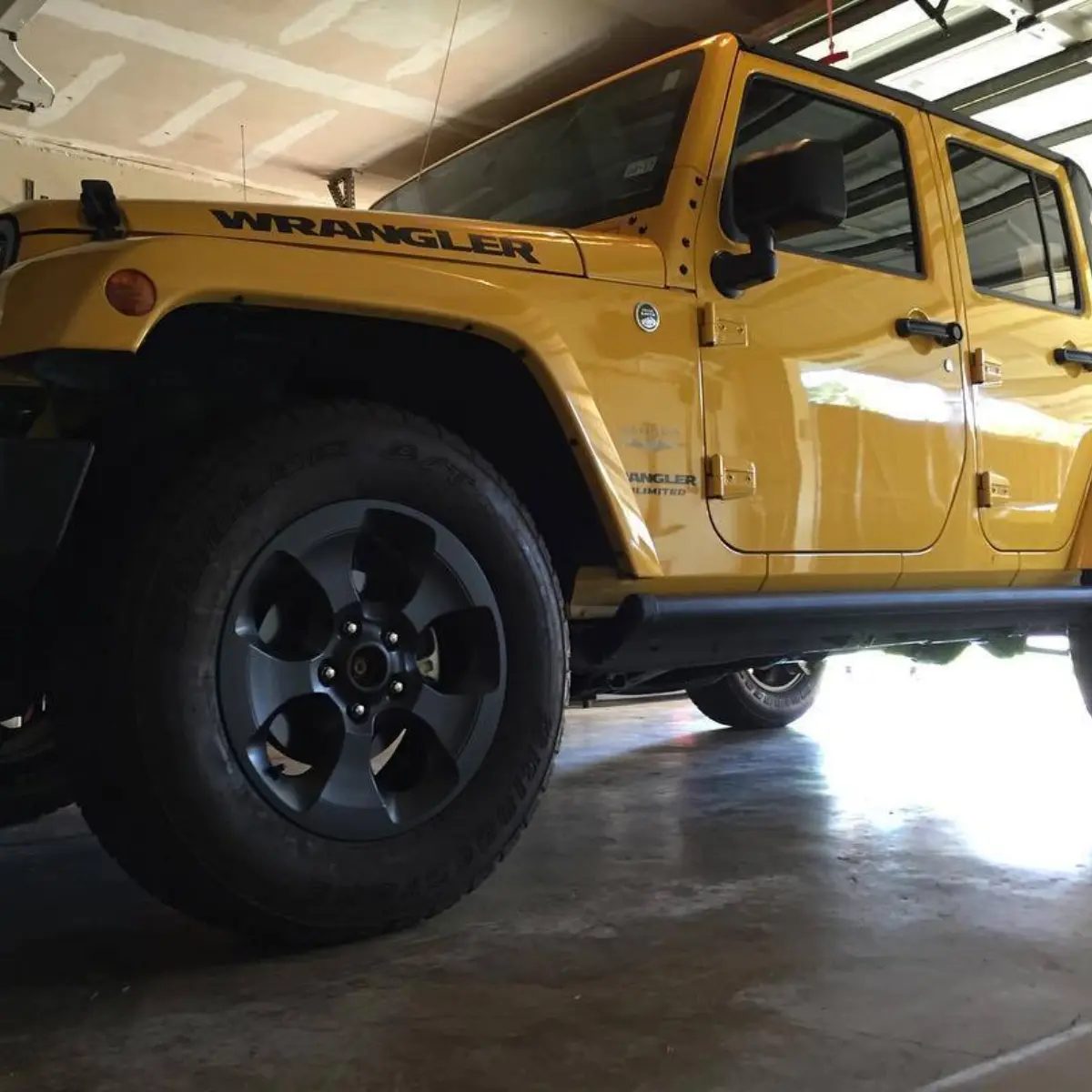 Matte Black on a Jeep Wrangler