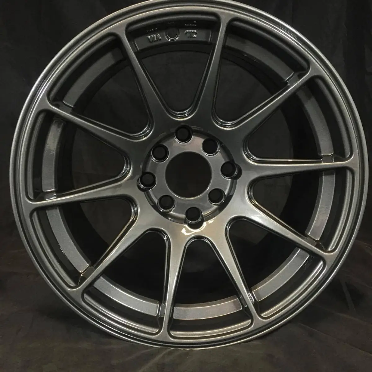 Black Chrome with Clear Vision