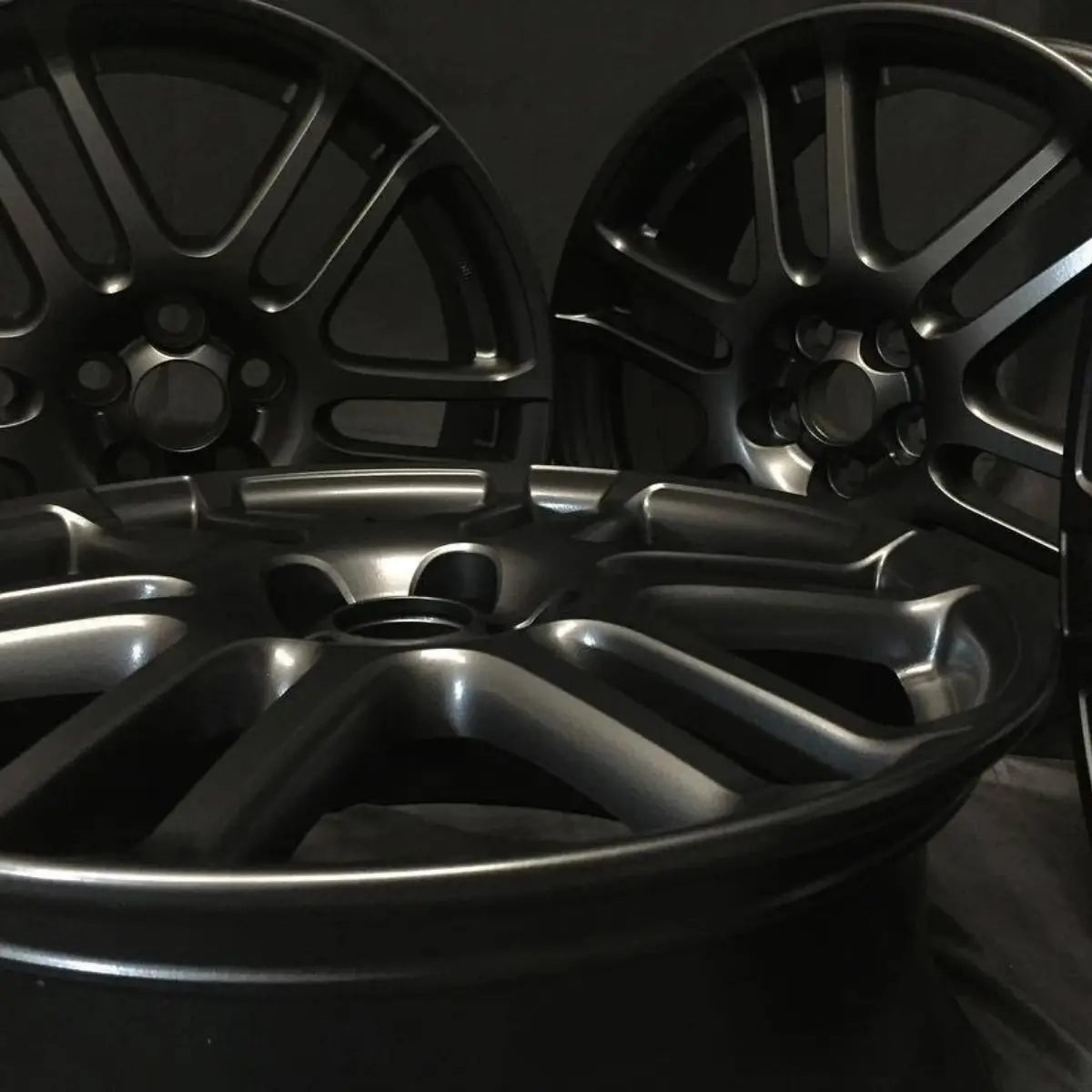 Matte Black on a set of Scion rims