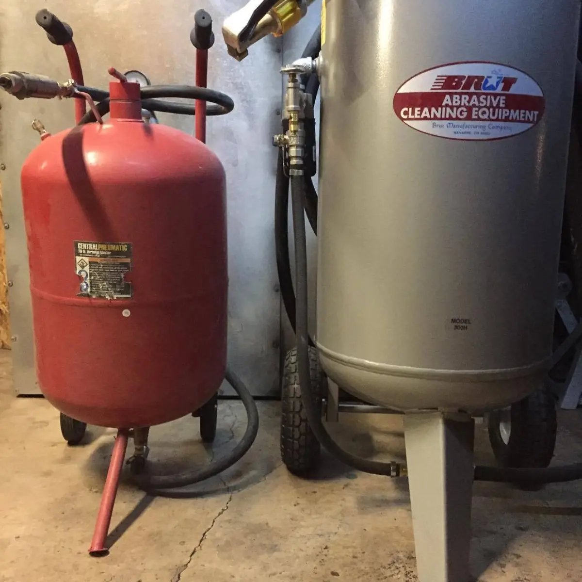 We love us some upgrades. Industrial 300lb blaster to replace our economy 110lb