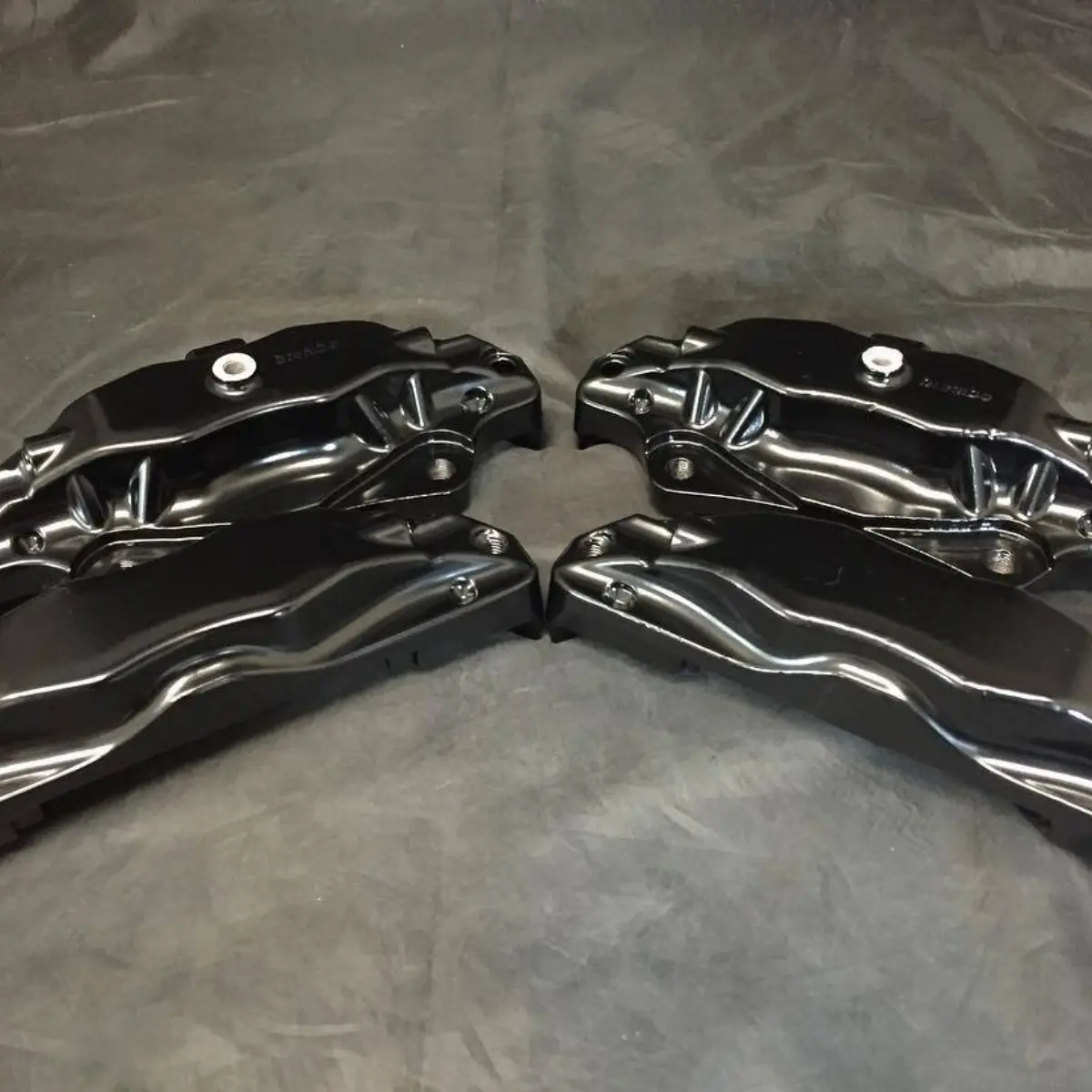 Brembo brake calipers in Pac Car Semi-Gloss for @visionautoworks