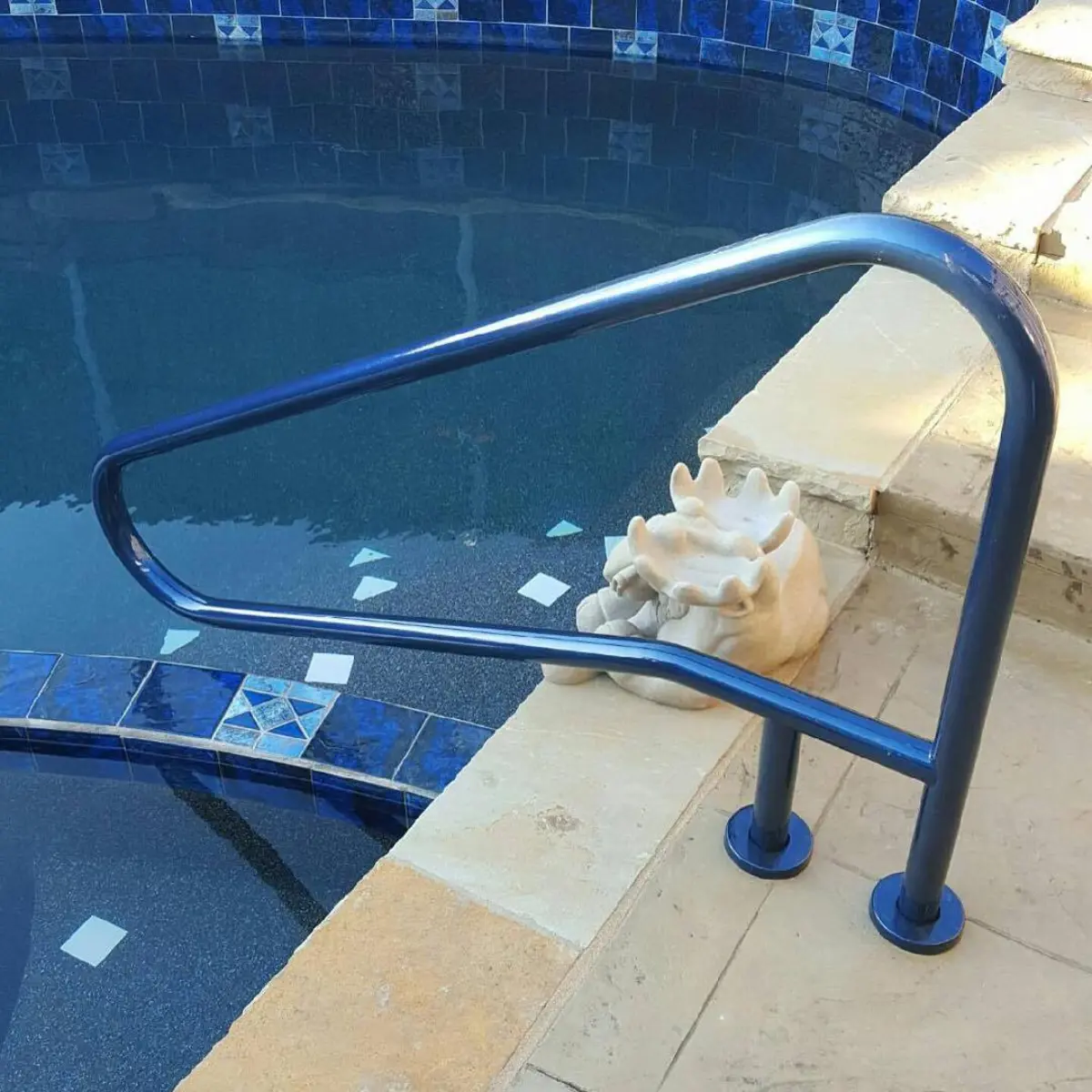 Pool railing in volk mag blue, thanks for the picture @fishlife90