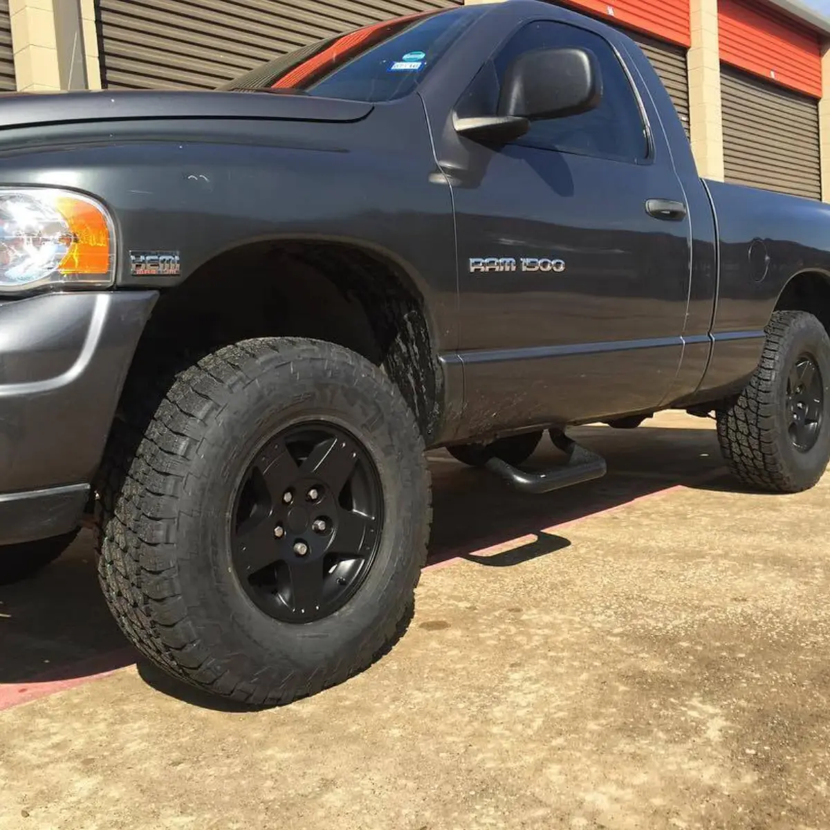 New tires, 2" lift, and fresh powder coat