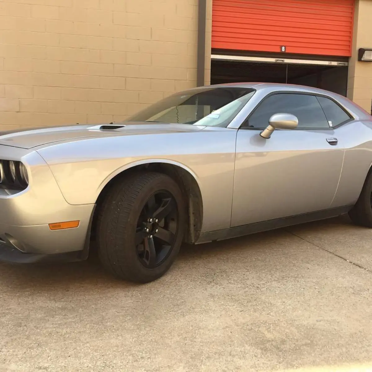 Dodge Challenger with Matte Black rims