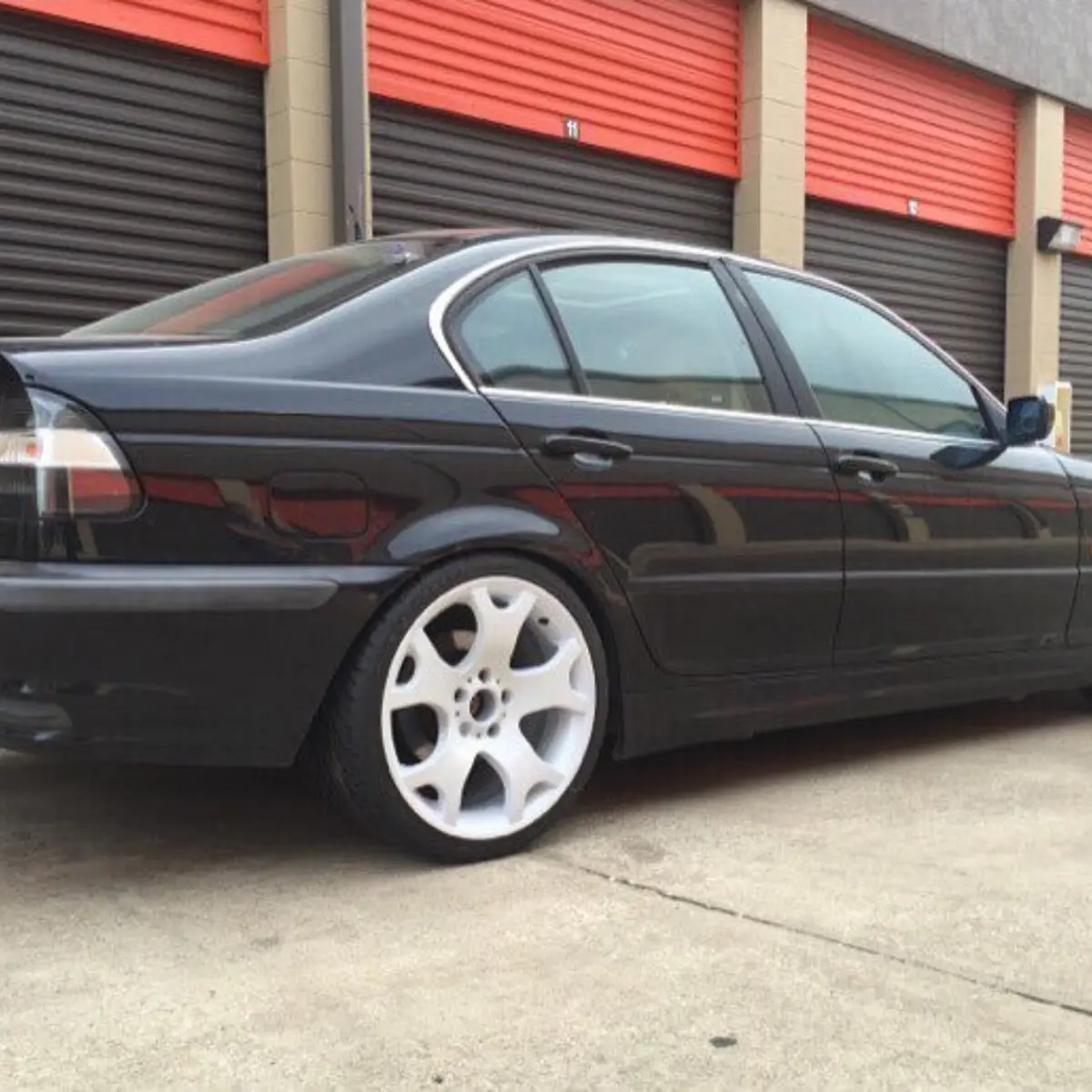 Pearl white on some BMW rims