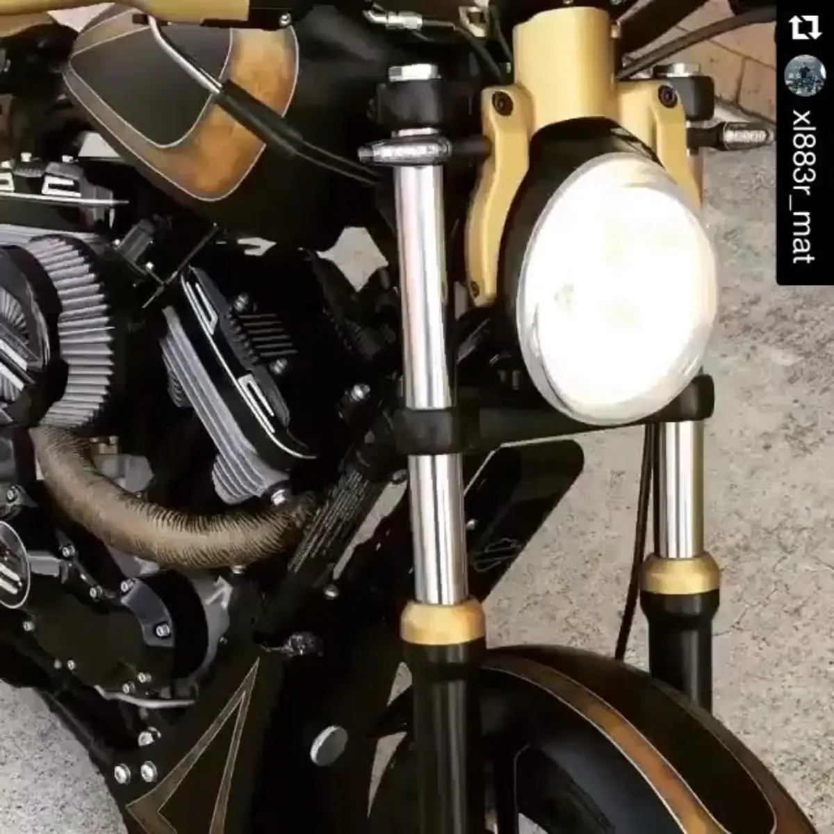Vote for HD of Dallas!
www.h-d.com/customkings
Powder Coated in Satin Gold and Matte Black by Unit F14
@xl883r_mat with @repostapp.
・・・
Time to vote!! Vote for HD of dallas!!