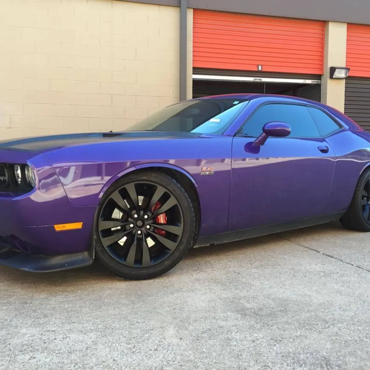 2014 Dodge Challenger with Matte Black rims .4l