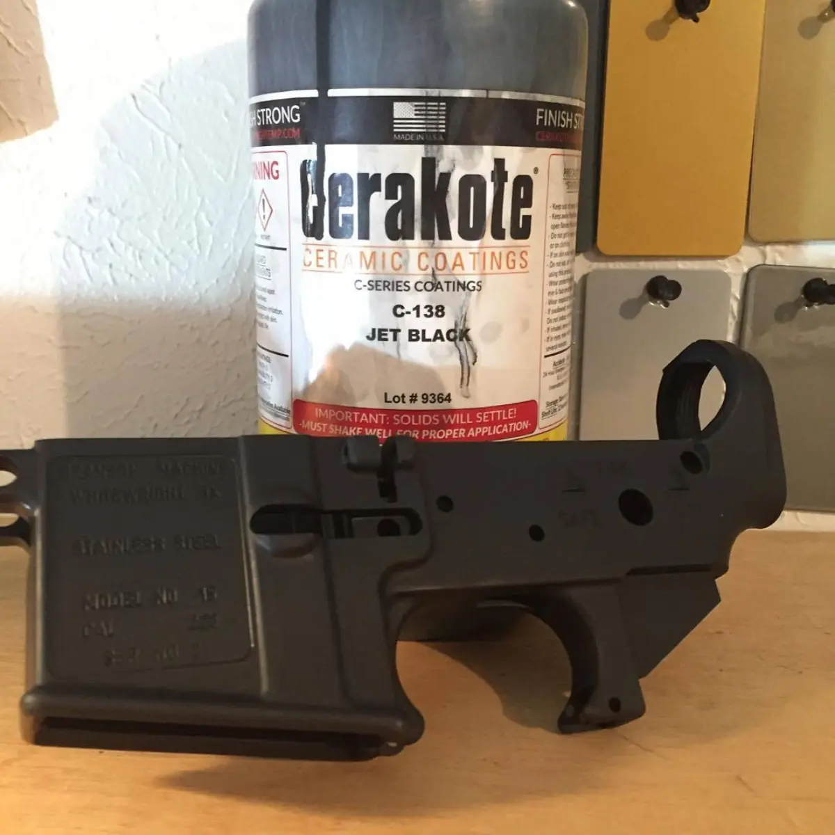 Cerakote on a AR15 lower