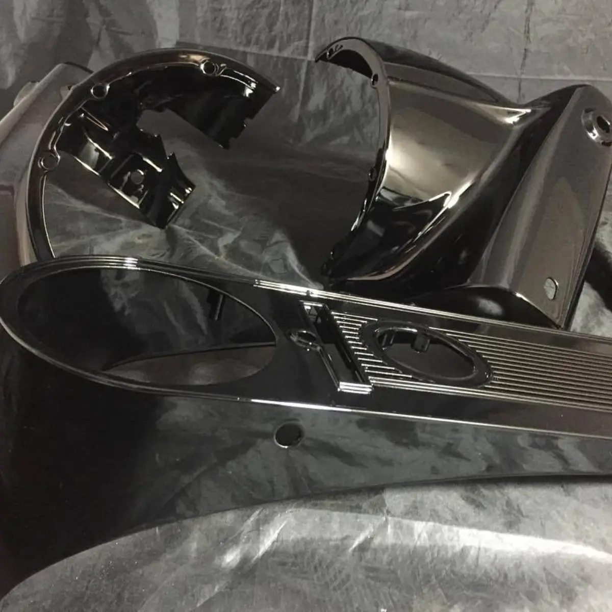 More Harley Davidson parts in Wet Black