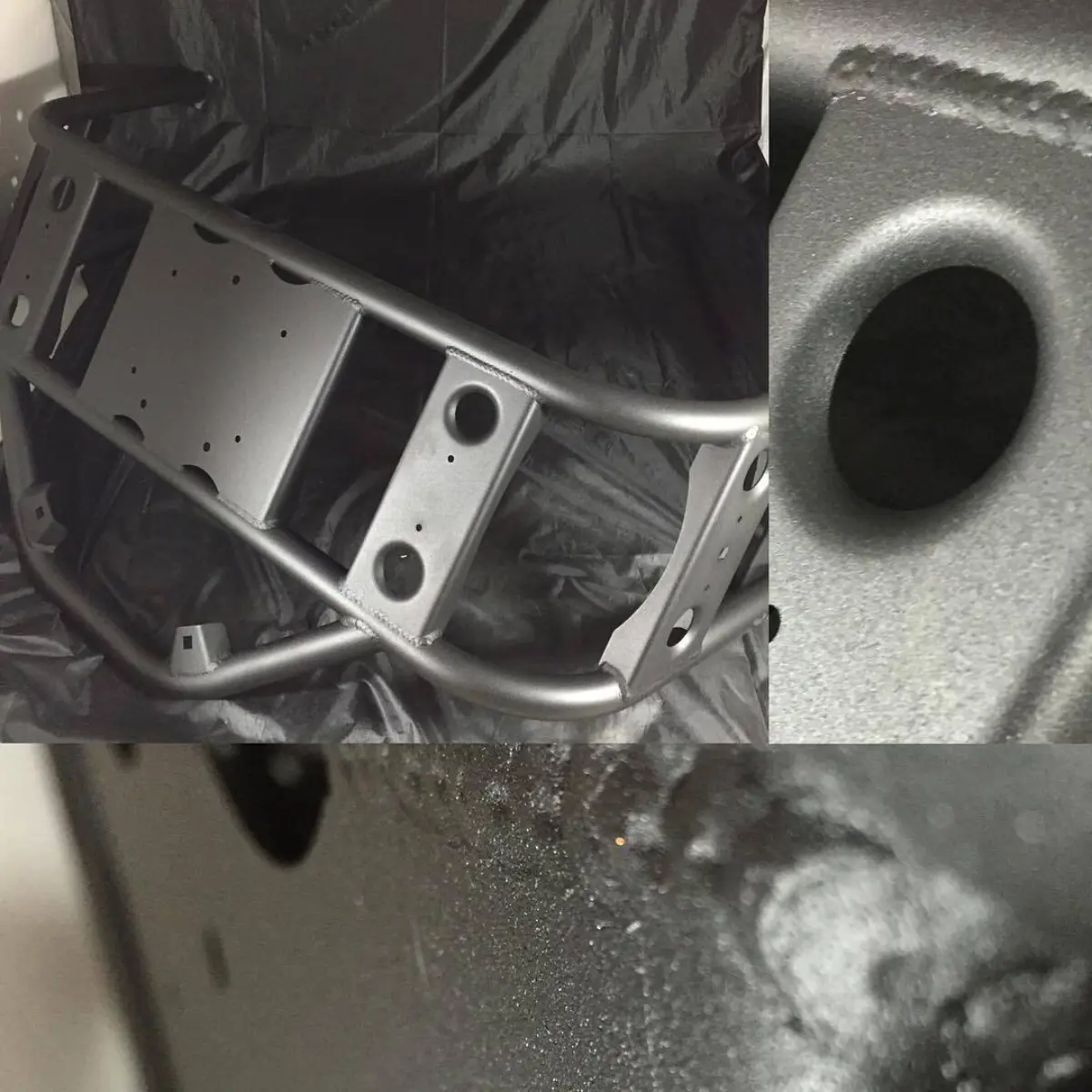 More hd fine texture on a tire carrier