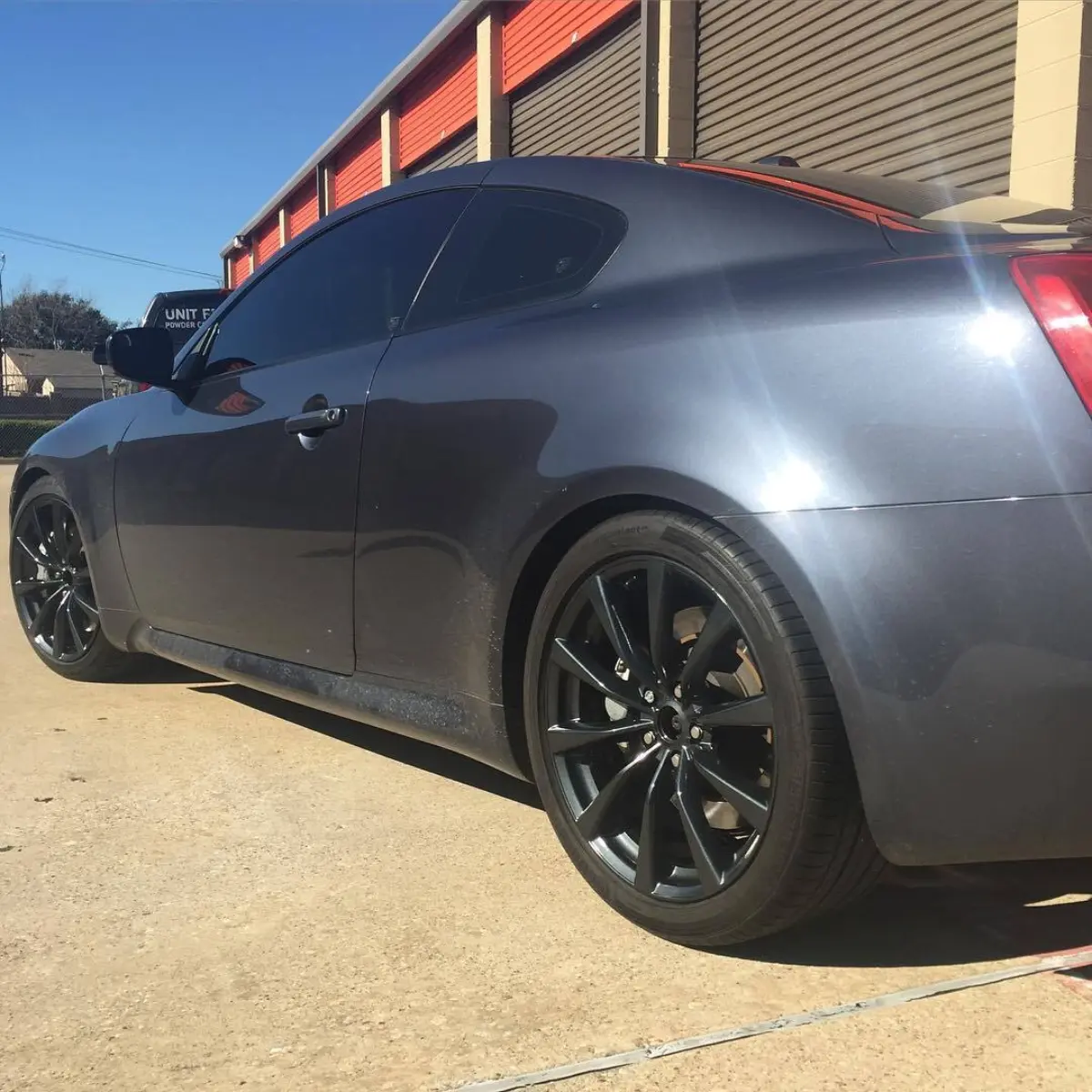 Heavy metallic gunmetal on a Infiniti G37s