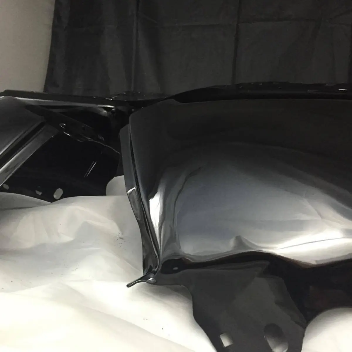 A few bumper pieces from a Toyota Tacoma in Wet Black