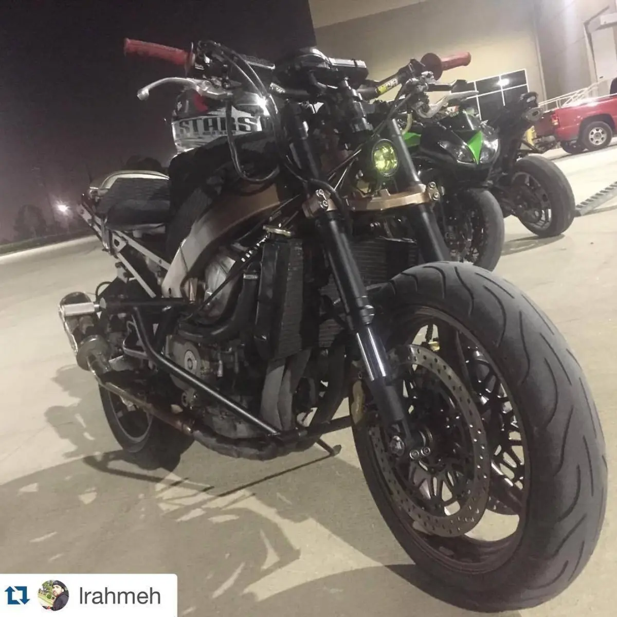 Fresh matte bronze and black powder coat on @lrahmeh