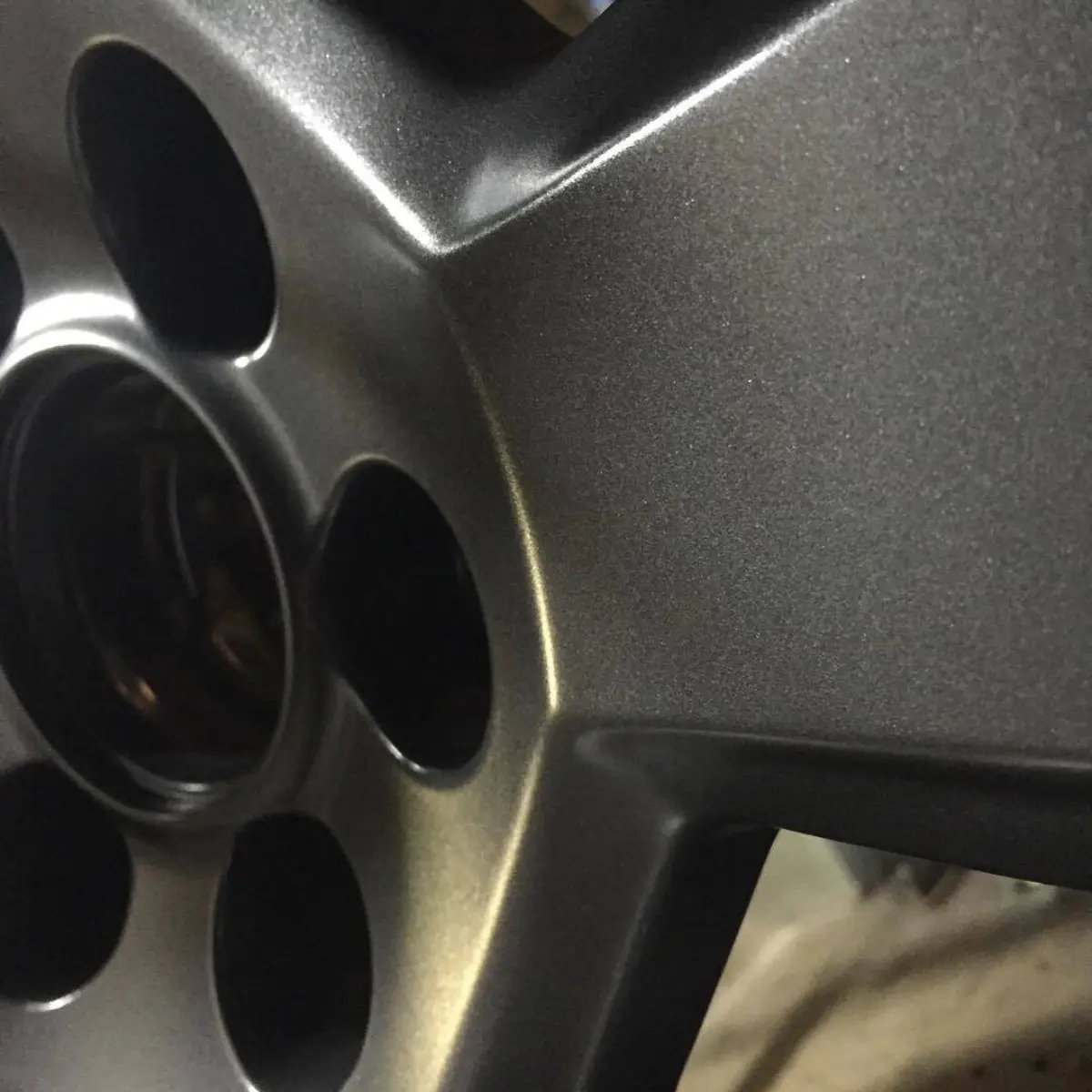 Powder coated part from Unit F14, November 2015