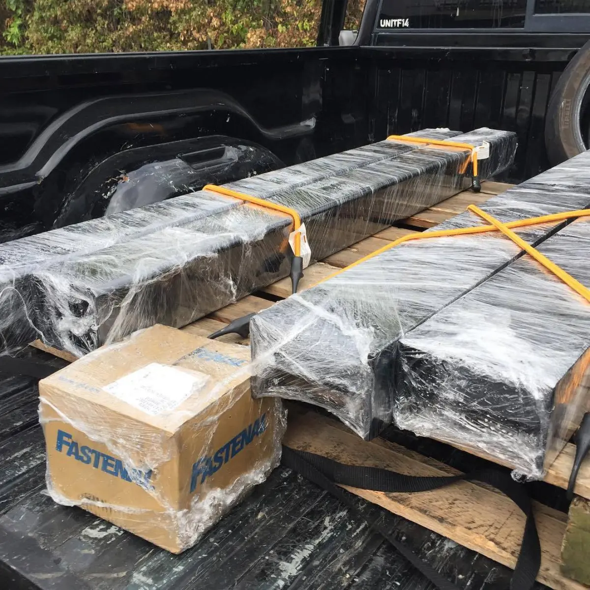 Delivering some steel beams