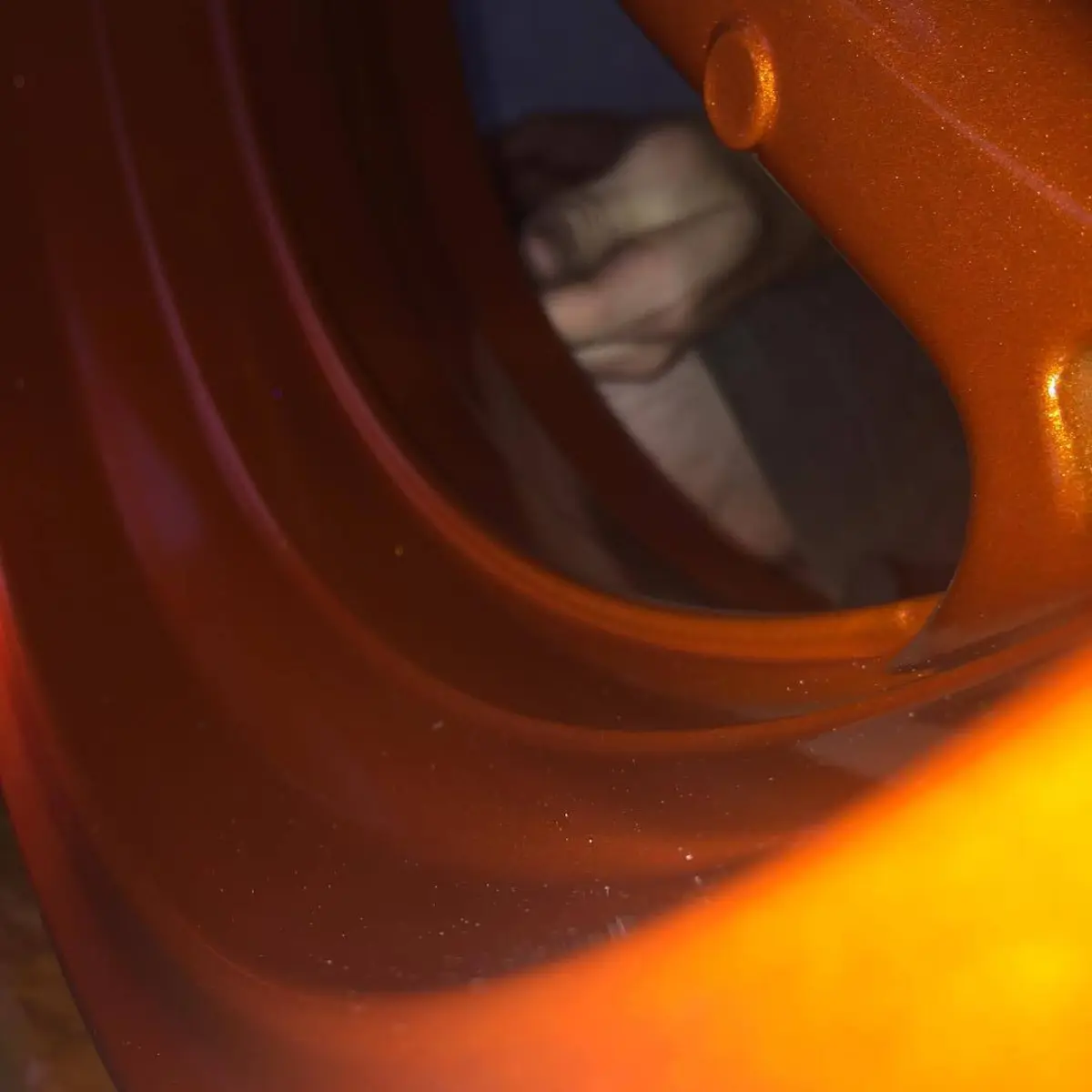 Powder coated part from Unit F14, September 2015