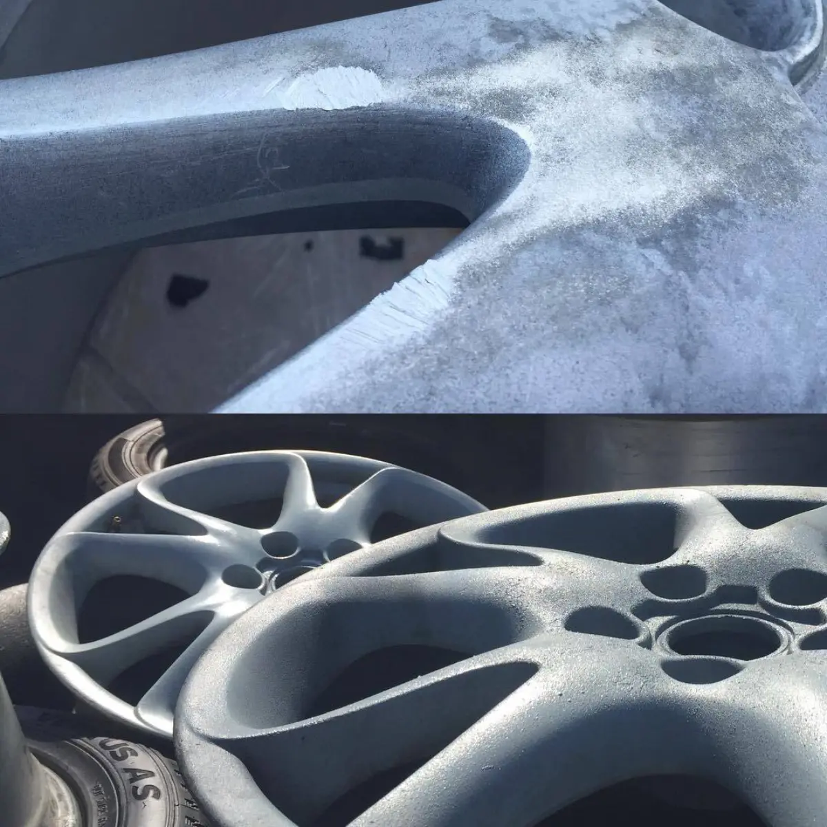 Powder coated part from Unit F14, August 2015
