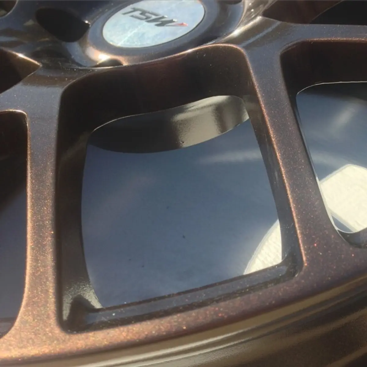 Powder coated part from Unit F14, May 2015