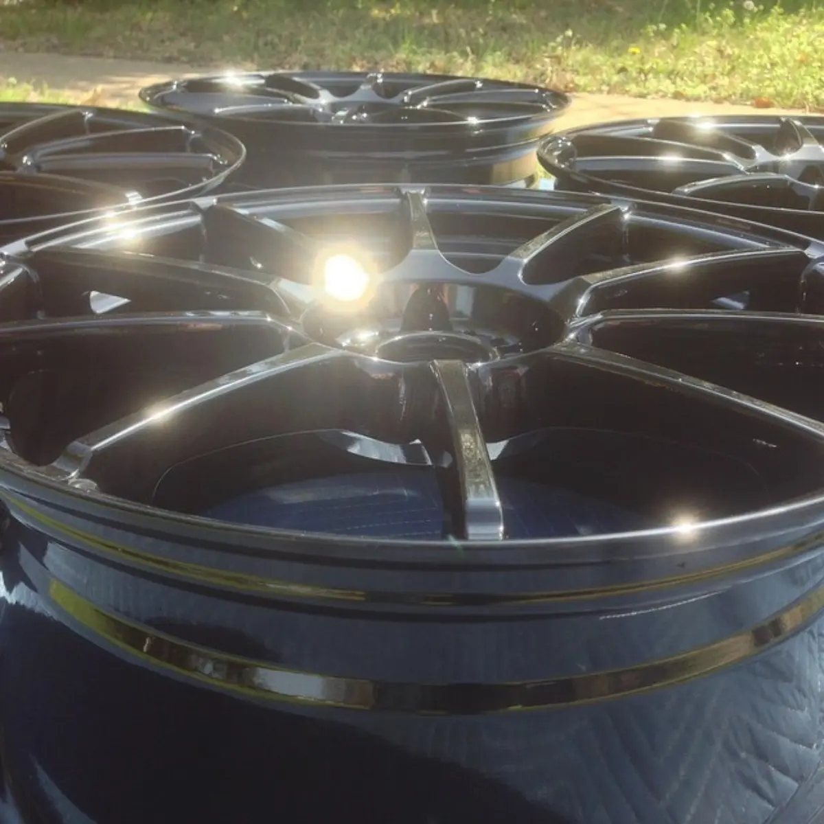 Powder coated part from Unit F14, May 2015