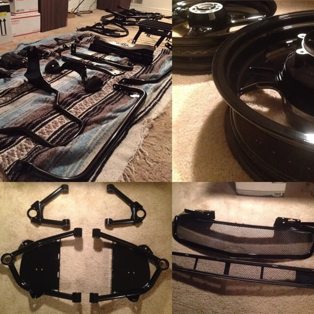 Just a few items in gloss black from this week