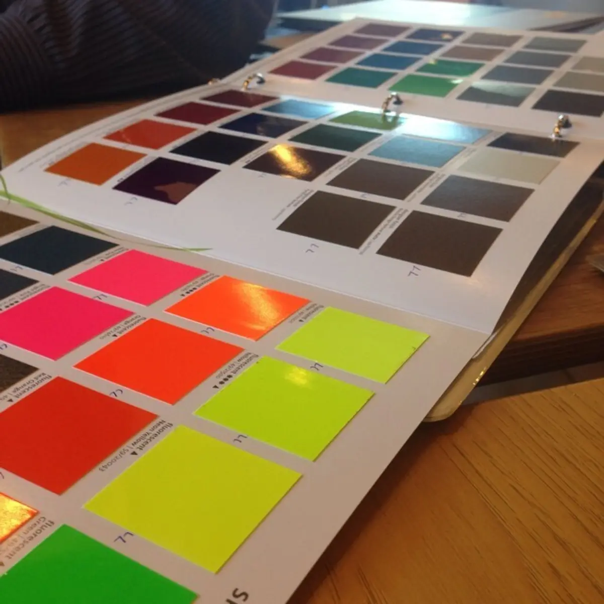 Just met with our Tiger Drylac representative. Excited to get some new colors in!