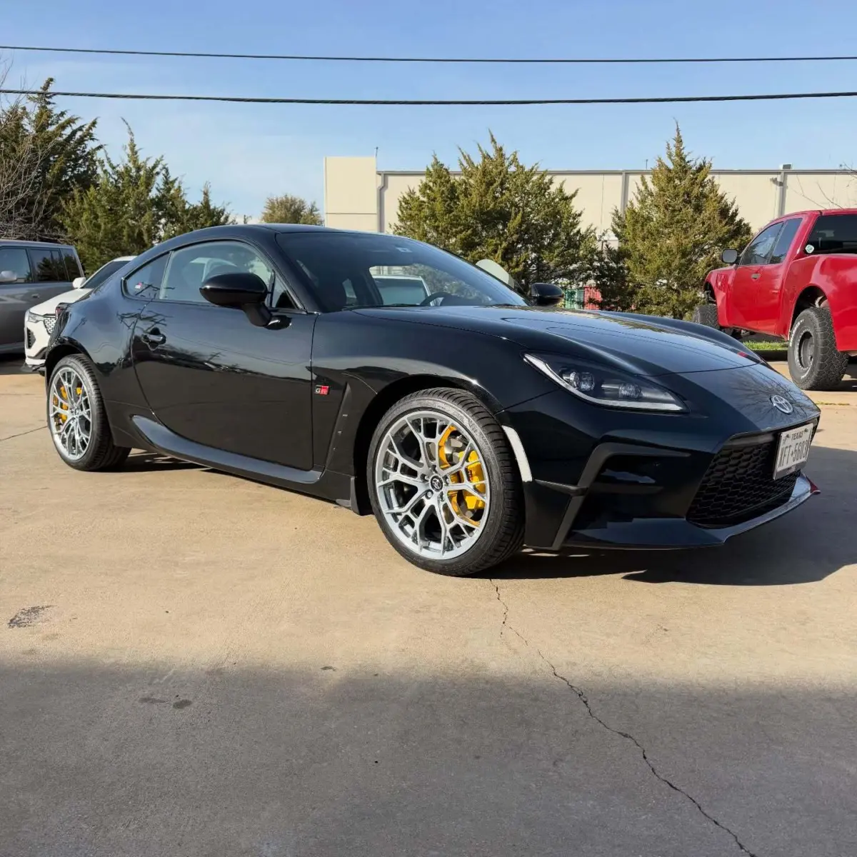 Toyota 86 wheels powder coated Super Chrome Plus