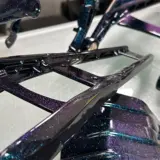 Talaria E-bike powder coated in Chameleon Sapphire Teal