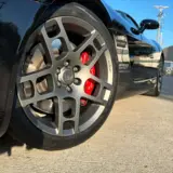 Dodge viper wheels powder coated Light Metallic Gunmetal with Satin Clear