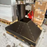 Vent hood refinished in Satin Dark Bronze