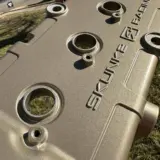 Honda K5 Valve Cover refinished in Titanium Gold with Fog Clear