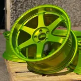 Volk wheels refinished in Illusion Shocker