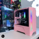 Custom computer case refinished in Pretty Pink for @rgbcustompc. Check them out for all sorts of one-of-a-kind builds!