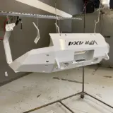 Bumper refinished in Jeep Bright White