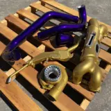 Pipes refinished in Illusion Purple, Chameleon Violet and High Gloss Clear. Turbo and manifolds refinished in Starbrite Gold with Jr Rock Star Sparkle. @subaru.fxt
・・・
@unitf14 Killed it! Can't wait for the pieces to go where they belong..