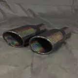 Roush exhaust tips in a holographic black